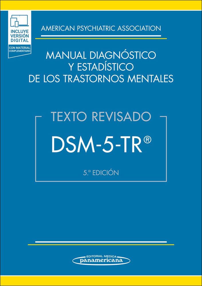 Apa:Dsm-5 Tr Manual Diagnostico Y Estadistico De Los Trastornos Mentales 5.ª ed. +E