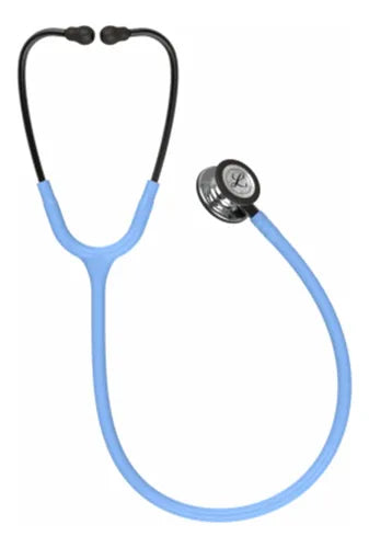 Estetoscopio Littmann CLASSIC III Tubo Azul Cielo
Campana Espejo, conector y auricular humo 5959