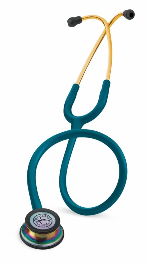 Estetoscopio Littmann CLASSIC III Tubo Azul Caribe Campana Arcoíris 5807