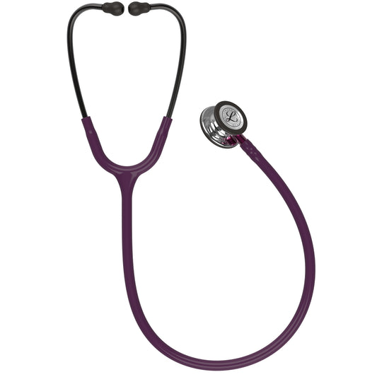 Estetoscopio Littmann CLASSIC III Tubo Ciruela
Campana Espejo, conector rosa, auricular humo 5960